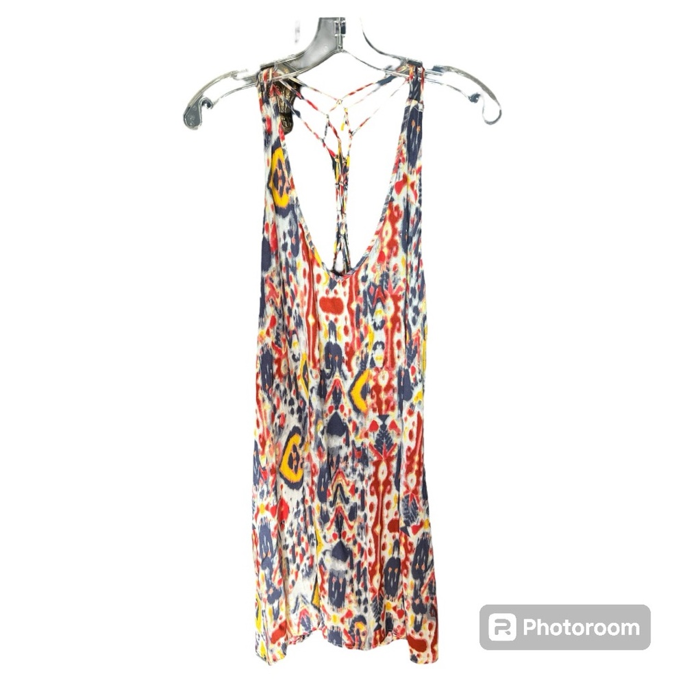 EUC Lovestitch macrame race back sundress size Medium